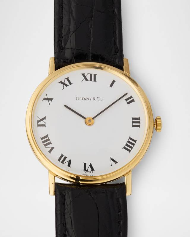 Tiffany & Co. 18K Yellow Gold 33mm Vintage 1990s Watch